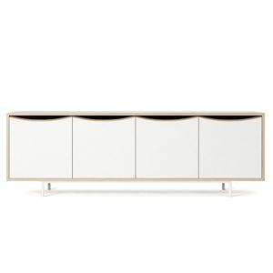 Mobile TV Decotique Sabbia Bianco/Rovere