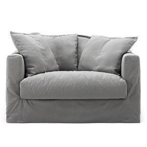 Poltrona A Due Posti Le Grand Air Decotique Grigio Chiaro