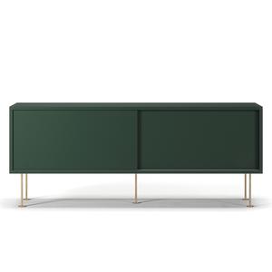 Mobile TV Decotique Vogue con Gambe 136 Verde/ Ottone