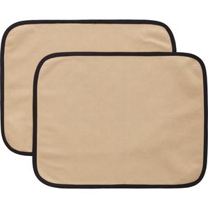 Decotique Elvira Tovaglietta 35x45 Set da 2 Nero/Naturale