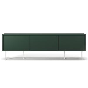 Mobile TV Decotique Vogue con Gambe 180 Verde/ Bianco