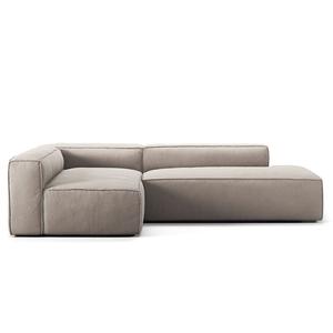 Divano A 3 Posti Decotique Grand Open End A Destra, Color Sabbia/ Beige