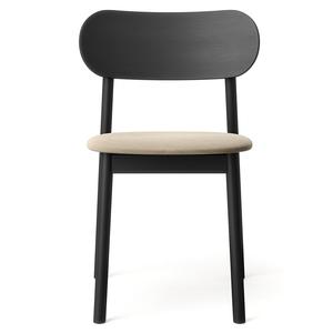 Sedia da Pranzo Decotique Elephant in Velluto Nero/ Beige