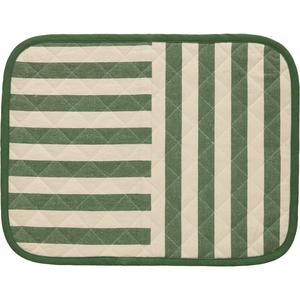 Decotique Block Stripe Tovaglietta 35x45 Verde