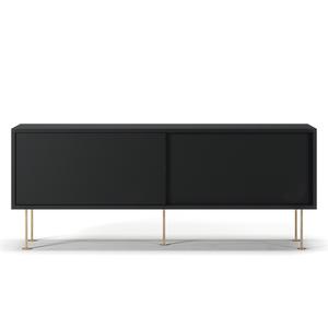 Mobile TV Decotique Vogue con gambe 136 Antracite/ Ottone