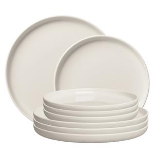Decotique BON Piatti Starter Set Set di 8 Piatti Avorio