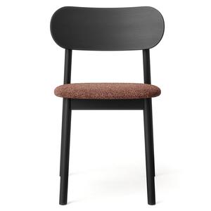 Sedia da Pranzo Decotique Elephant Nero/Ruggine Bouclé