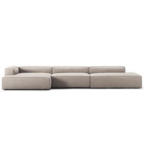 Divano Decotique Grand 5 Posti Aperto A Destra, Color Sabbia/ Beige