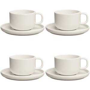 Decotique BON Tazza da Tè Set da 4 Avorio