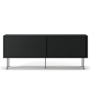 Mobile TV Decotique Vogue con gambe 136 Antracite/ Nero