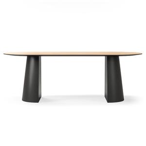 Tavolo da Pranzo Decotique Social 220 Nero/Rovere/Naturale/Rovere