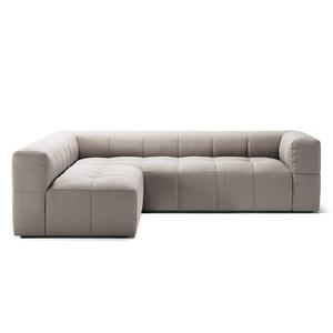Divano a 3 posti Mure Decotique con estremità aperta a sinistra, color sabbia/ Beige