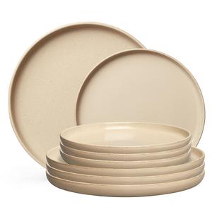 Decotique BON Piatti Starter Set Set di 8 Beige