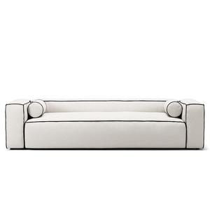 Divano A 3 Posti Decotique Gar Steam/ Bianco/Grigio Grafite