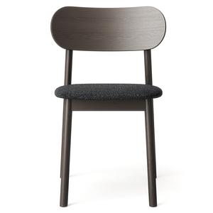 Sedia da Pranzo Decotique Elephant Rovere scuro/Antracite Bouclé