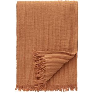 Copriletto Decotique Crinkle 130x170 Marrone Chiaro