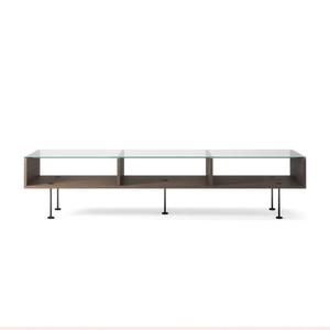 Tavolino da Caffè Decotique Vogue 45x165 Rovere Scuro/ Nero