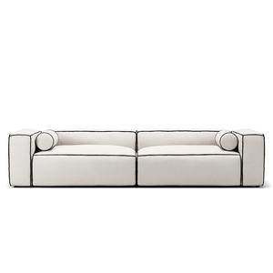 Divano A 4 Posti Decotique Grand Hue Vapore/ Bianco/Grigio Grafite