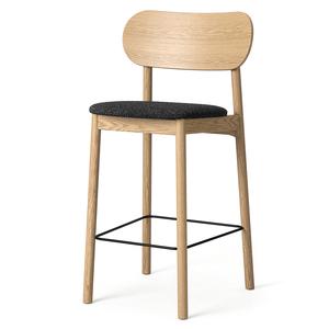 Sgabello da Bar Decotique Elephant Rovere naturale/Grigio Antracite Bouclé