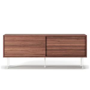 Mobile TV Decotique Vogue con Gambe 136 Noce/ Bianco