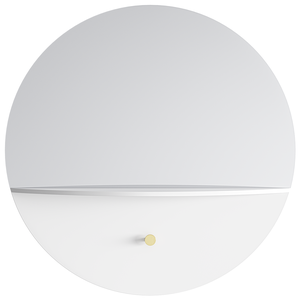 Department Pie B Specchio da Parete 80 Bianco
