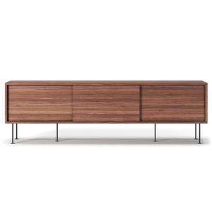 Mobile TV Decotique Vogue con Gambe 180 Noce/ Nero