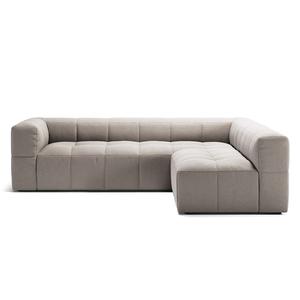 Divano a 3 posti Mure Decotique con estremità aperta a destra, color sabbia/ Beige