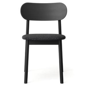 Sedia da Pranzo Decotique Elefante Nero/Antracite Bouclé