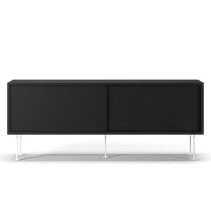 Mobile TV Decotique Vogue con gambe 136 Antracite/ Bianco