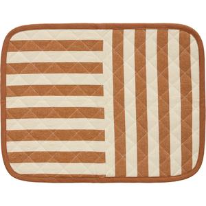 Decotique Block Stripe Tovaglietta 35x45 Marrone