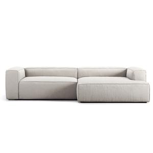 Divano A 3 Posti Decotique Grand Chaise Longue Destra Bianco Luna