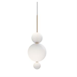 Satinato Karman Opium 3 Lampadario/Alluminio/ Bronzo