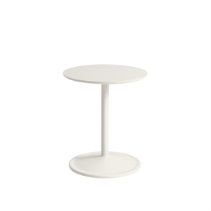 Tavolino Muuto Soft Bianco Sporco Ø41 H48