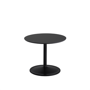 Tavolino Muuto Soft Nero/ Nero Ø48 H40