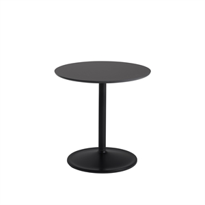 Tavolino Muuto Soft Nero Ø48 H48