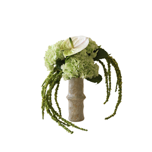 Botané Dewdrop Symphony Bouquet Verde/ Bianco