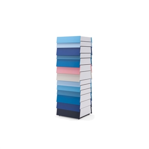 Established & Sons Stack Cassettiera 13 Blu