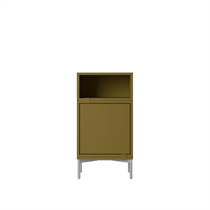 Muuto Stacked Comodino Configurazione 2 Marrone-Verde