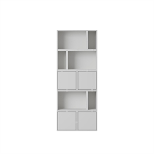 Libreria Impilabile Muuto Configurazione 8 Grigio