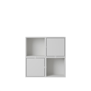 Muuto Stacked Hallway Shelf Configurazione 4 Grigio