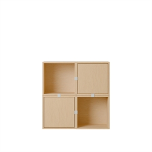 Muuto Stacked Hallway Shelf Configurazione 4 Rovere