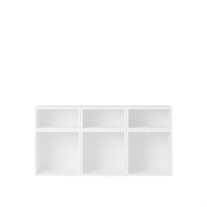 Muuto Stacked Shelving Configurazione 5 Bianco