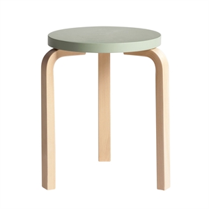 Artek 60 Sgabello Verde/ Betulla