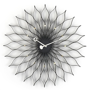 Orologio Vitra Sunflower Nero/ Ottone