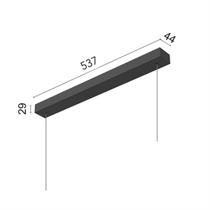 Flos Surface Kit Per Super Line Lampadario 60W Nero Non Dimmerabile