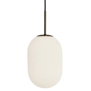Watt & Veke Noor Lampadario Medium Opal/ Nero