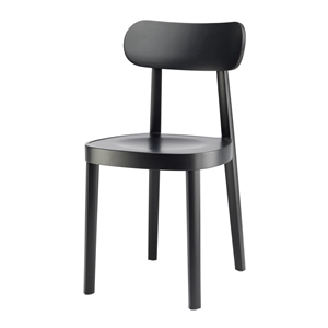 Sedia da Pranzo Thonet 118 M Legno di Faggio Nero Nero