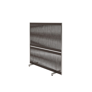 Thorup Copenhagen Anto Room Divider Wide Acciaio/Grigio Scuro