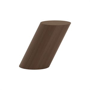 Tavolino Laterale Inclinabile NORR11 in Rovere Affumicato Scuro