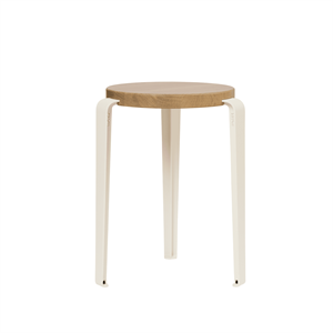 Sgabello TipToe LOU Rovere/Bianco Crema